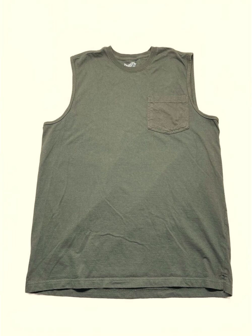 Duluth Trading Co. Men's Standard Fit Longtail Sleeveless Shirt Large